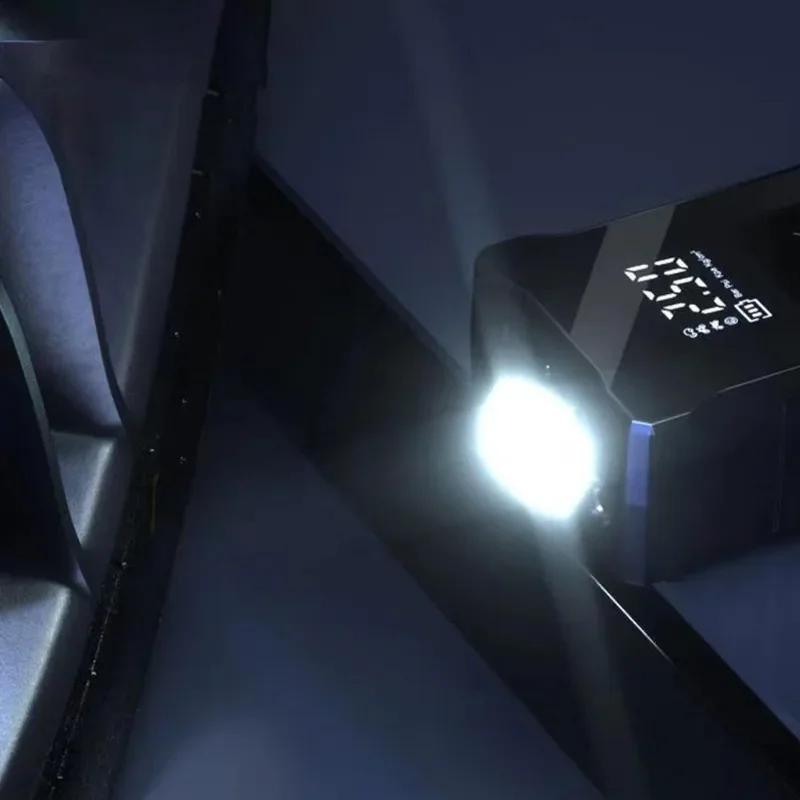 Автомобильный воздушный компрессор 150PSI Автомобильный воздушный насос Многофункциональный электрический насос для накачивания шин Цифровой дисплей Мотоциклетный насос для накачивания велосипедов