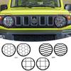 Car Front Headlight Cover Trim Head Lampshade Guard Decoration Stickers for Suzuki Jimny 2019 2020 2021 2022 2023 Exterior Accessories