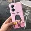 Чехол для Vivo Y36 2023 Милый узор в виде сердечек Желейный Силиконовый Мягкий Задняя крышка телефона Для VivoY36 Y 36 4G 5G V2247