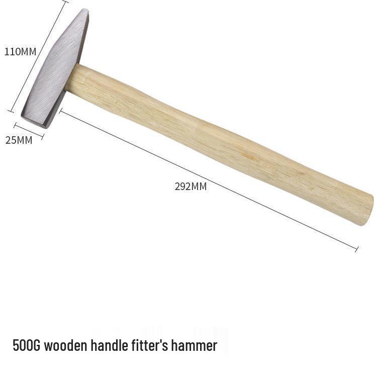Прочный Восьмигранный Молоток с Квадратным Бойком и Деревянной Рукояткой для Работ по Демонтажу и Кирпичной Кладке