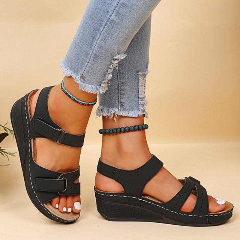 Женские сандалии, модная женская повседневная обувь, женские сандалии с пряжкой на щиколотке для женщин, мягкая женская обувь, сандалии Zapatos De Mujer