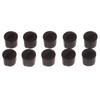 Uxcell 10 шт. Силиконовая заглушка-пыльник для гнезда BNC, черная, внутренний установочный диаметр 9,5 мм - 11 мм