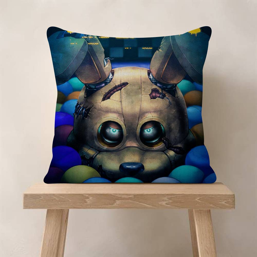 Подушка с принтом из игры Five Nights At Freddy's Наволочка мультяшная Подарок Чехол для подушки Спальня Дом Диван Стул Сиденье Декор наволочка