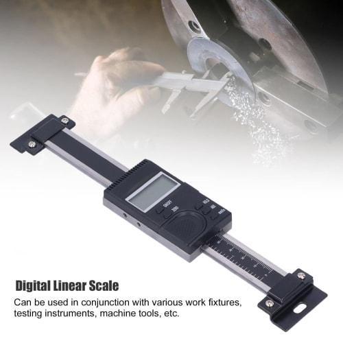 Vertical Caliper, LCD Vernier Caliper, Vernier Caliper with LCD Display, Wide Range of Applications, Stainless Steel, IP45 (0-100mm)