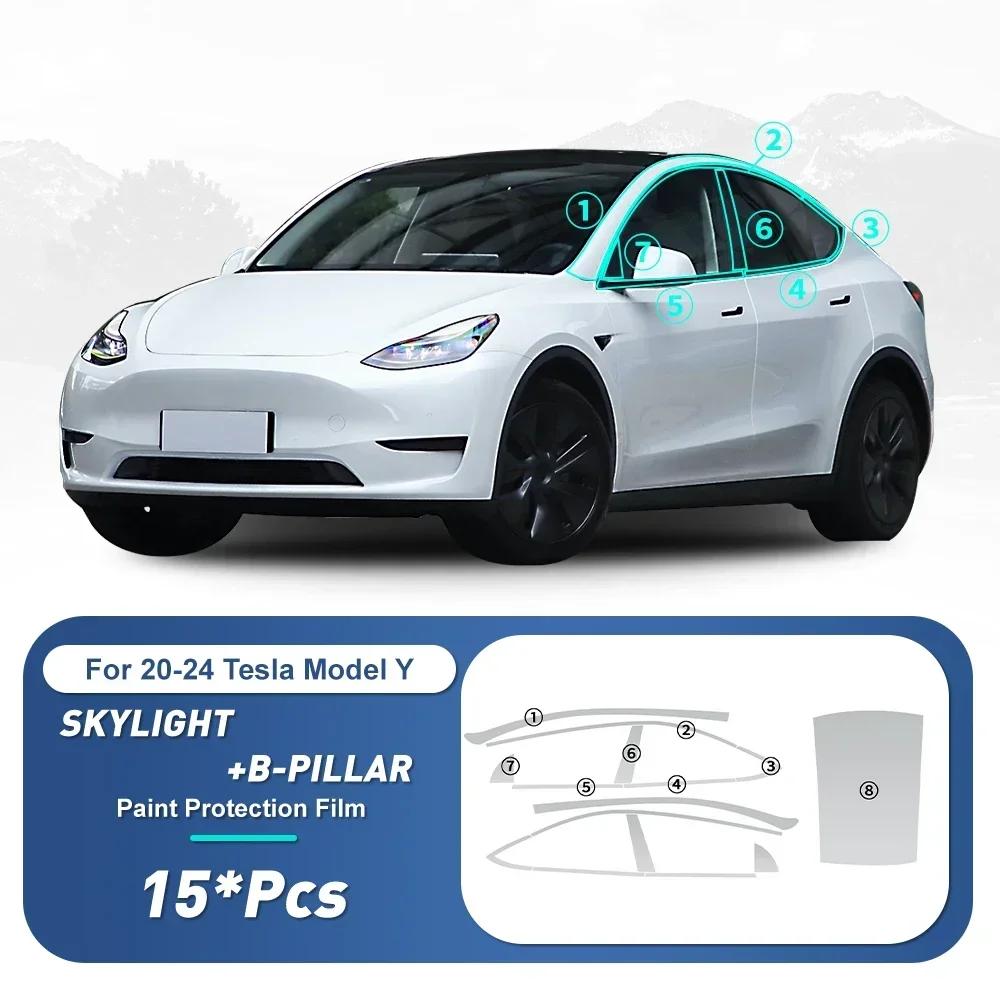 For Tesla Model Y 3 Car Sticker 2020-2025 Paint Protection Film Clear Bra PPF Anti Scratch PreCut Car Body Film Cover