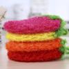 1 шт. Очаровательные клубничные акриловые салфетки для мытья посуды - Супервпитывающие, не прилипающие к маслу скраберы для кухни, раковины и многого другого - случайный