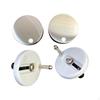 2x Toilet Seat Hinge Fixings Lid Stainless Steel for Home Replacement Bathroom