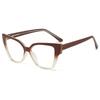 New Anti-Blue Light Glasses For Women Pc Core Legs Fashion Retro Plate Color Flat Mirror Can Be Equipped With Mirror 5707
