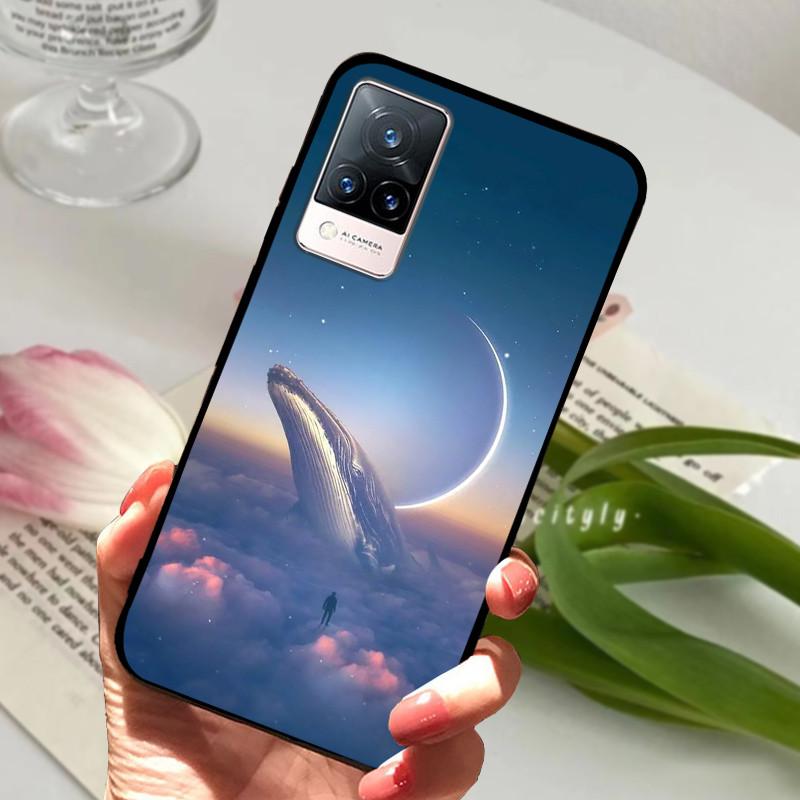 Для vivo V21 5G 4G V21E Чехол Мягкий Силиконовый Телефон TPU Coque Чехол для Vivo V21E v21 V 21e 21 V2050 V2061 Защитный Fundas Оболочка