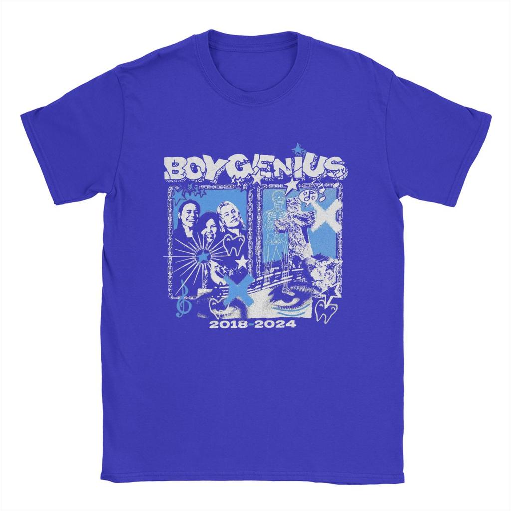 Мужские футболки Boygenius Fun 100% хлопок Футболки с коротким рукавом Футболки с круглым вырезом Одежда Оригинал