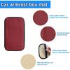 Подушка для подлокотника для автомобиля, коврик для подушки центральной консоли из искусственной кожи, чехол для автомобильного подлокотника Four Seasons, универсальный салон автомобиля