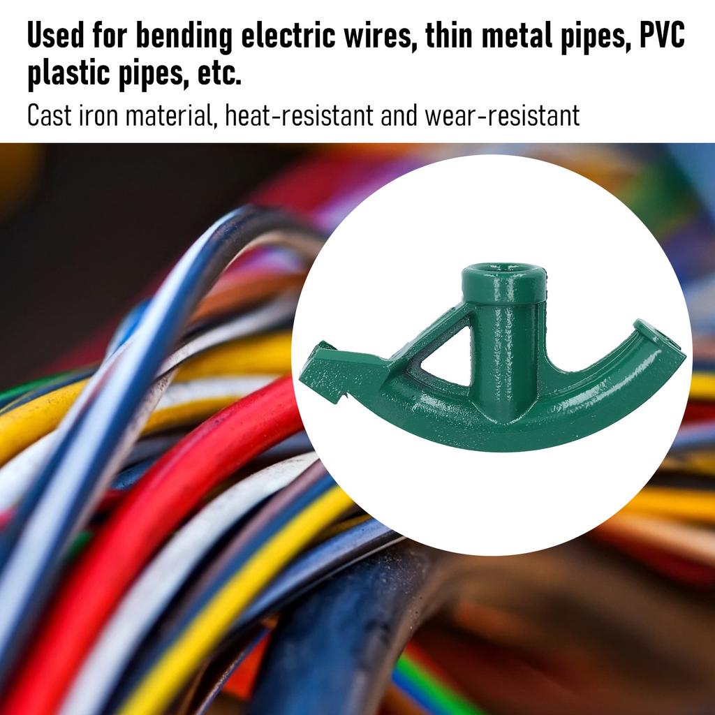 Чугунный трубогиб для проволоки Чугунный ручной трубогиб Формовщик труб Экономичный инструмент для быстрой гибки электрической проволоки Формовщик для гибки труб