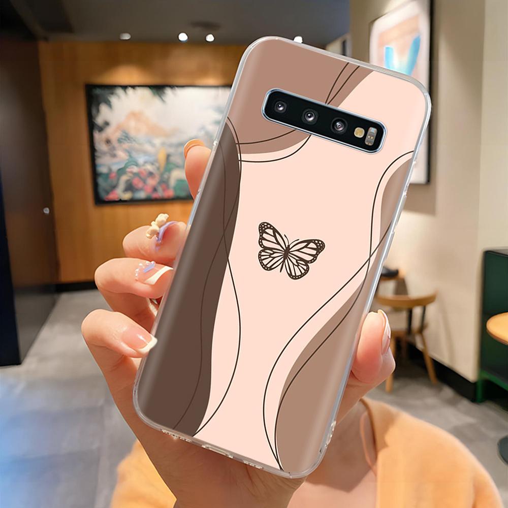Чехол для Samsung Galaxy S10 Plus Задняя крышка Прекрасные Цветы Легкие Чехлы Для Samsung S10 S 10+ S10E Мягкий ТПУ Чехол