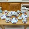 Посуда Кукольный Домик Чашка Модель Набор Керамическая Миниатюрная Фарфоровая Чайная Чашка Набор Домашний Декор