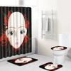 Girl European And American Famous Ethnic Style Woman Pattern Bathroom Non-Slip Floor Mat Shower Curtain Carpet