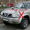 Для Nissan Patrol Y61 2001 2002 2003 2004 автомобильный передний бампер боковой габаритный указатель поворота лампа без лампы