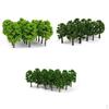 60x Model Trees Layout Train Railway Diorama Landscape Scenery 1:150