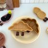 Ins стиль милая хлебная керамическая тарелка для вкуса глазурь цветная тарелка для закусок тарелка для соуса для хот-пота тарелка для соевого соуса и уксуса тарелка для соусов