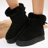 Fashion Winter Boots Fur Women's Snow Boots Low-top Warm Fur Shoes Fashion Women's Winter Short Boots Super Mini Outer Wear Non-slip