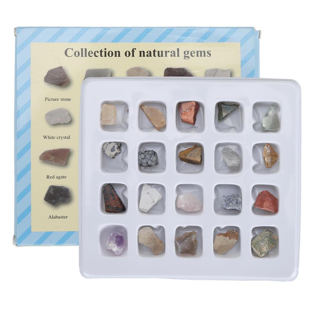 Набор Rock Collection Rock Fun, профессиональный минеральный рок-научный образовательный набор для детей, мальчиков, девочек