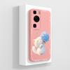 For Huawei P60 Pro Art Case Butterfly Rose Soft Liquid Silicone Cover For Huawei P 60 Art P60Pro Anti Drop Protective Bumper