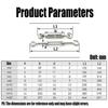 1Pcs Hooks & Eye Turnbuckle Wire Rope Tensioner 304 Stainless Steel Oc Oo Cc Type Tension Device Line M4/M5/M6/M8