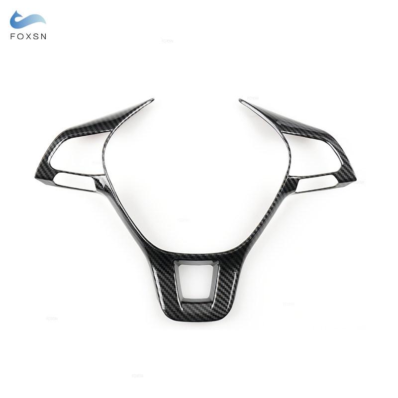 Автомобильные аксессуары ABS углеродное волокно с узором накладка на руль для VW Golf 7 MK7 Jetta Passat B8 New Polo Sharan Tiguan