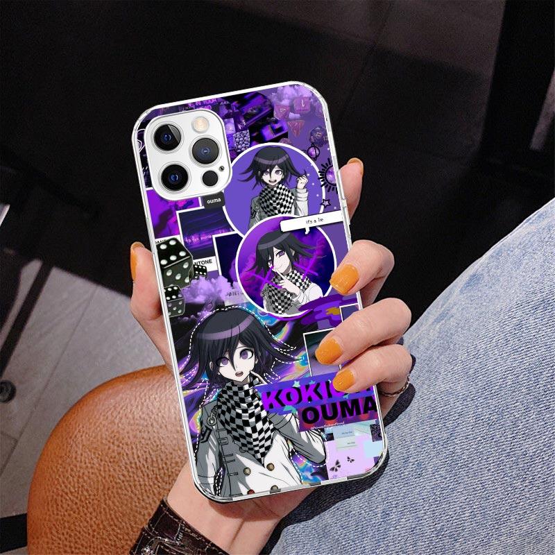 Чехол для телефона Danganronpa Kokichi Ouma для iPhone 17 Air 16 Pro Max 16E 15 + 14 Plus 11 12 13 Mini 7 8 SE Подарок Печатная крышка Fundas 1