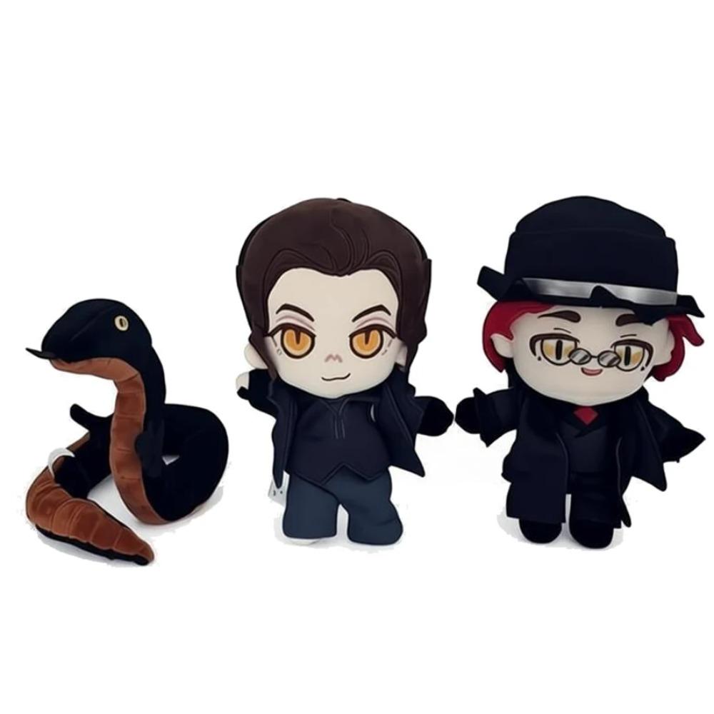Anime Stuffed Good Omens Crowley Snake Plushie Doll Aziraphale Plush Doll Toys Pillow Fans Xmas Birthday Gifts