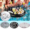 Inflatable Drink Holder Cup Holder Porous Fruit Red Wine Mobile Phone Water Inflatable Ice Bed Swimming Pool Plate