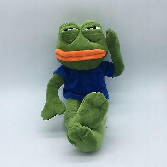 Sad Frog Plush Toy 42 Cm Frog Pepe Meme Funny