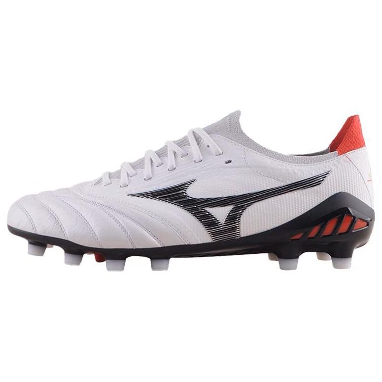 Mizuno Round Toe Flat FG (Rubber Long Stud) Natural Grass Anti-Slip Durable Soccer Shoes Unisex Soccer Shoes P1GA209009