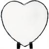 Sublimation Blank Slate Rock Heart Shape Customized Memorial Frame With Display Stands Sublimation Personalized Picture Frame