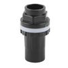 Black PVC 20mm Fish Tank Aquarium Upper Lower Water Pipe Fittings Connector Joint Accessories Parts