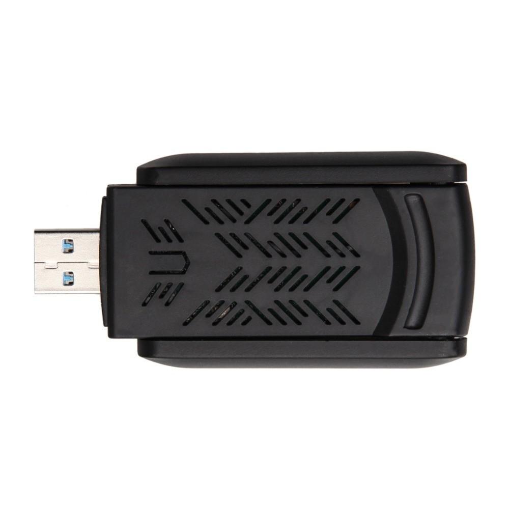 2 Antenna Design WiFi USB Adapter 2.4G/5Ghz Wireless Network Card 1300Mbps WiFi Dongle Office Use
