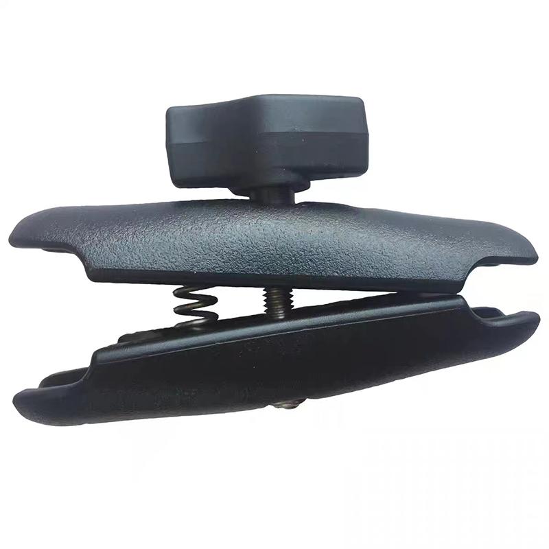 Double Socket Arm Motorcycle Ram Mount Support Compatible with 1 Inch 25mm Ball Components for Gopro Garmin Action Camera