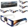 Solar Eclipse Glasses AAS Approved 2024, 6 Pack Solar Eclipse Glasses for Direct Sun Viewing-ISO 12312-2:2015(E) & CE Certified