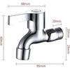 Mop Pool Faucet G1/2 Copper Washing Machine Faucet Single Cold Water Faucet (1pcs)