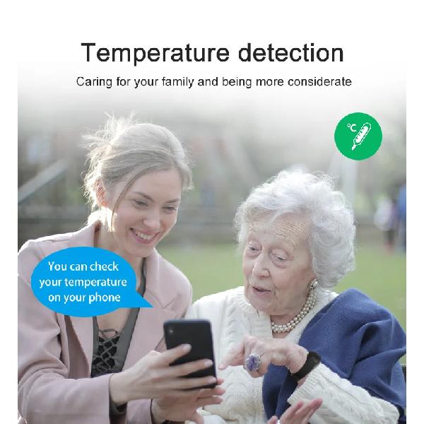 RF-V48 Waterproof 4G LTE GSM Elderly Child SOS Button Wristband Emergency Alarm GPS Tracking Heart Rate Blood Pressure Monitor