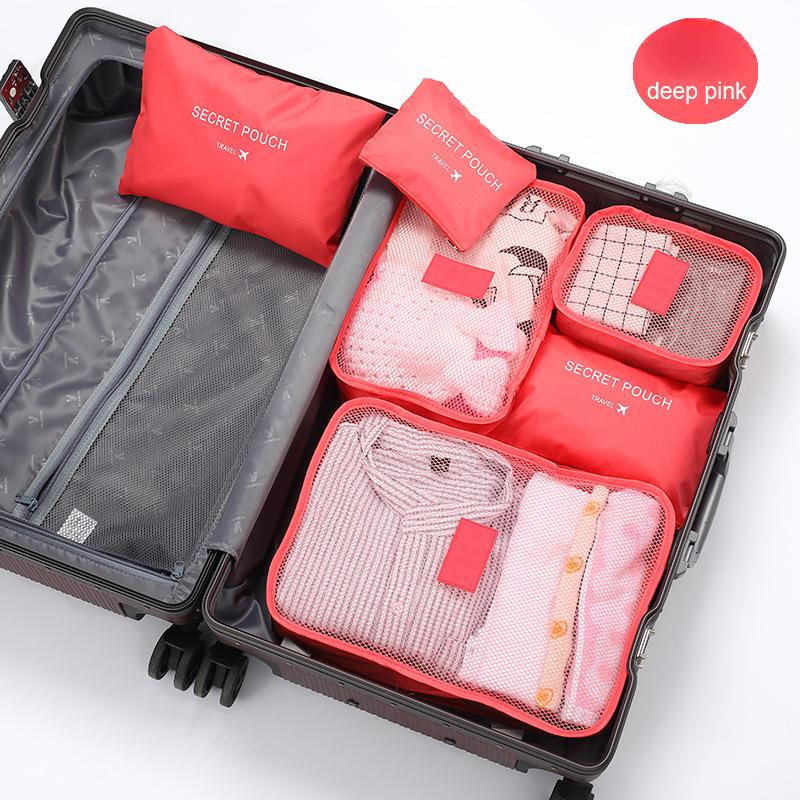 Multi-functional Storage Bag Travel Storage Six-piece Suitcase Storage Bag Clothing and Underwear Arrangement