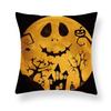 Taie d'Oreiller à Thème d'Horreur d'Halloween, Décoration pour Salon, Bureau, Canapé, Voiture