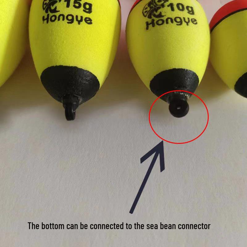 Luminous Stick Rocky Fishing Float for Sea Rod, Eye-Catching Big Belly Foam Float