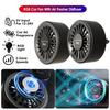 Portable Car Fan with Air Vent Clip 3 Gears Speed Adjustable Cooling Fan 5V USB Powered RGB Ambient Light Air Freshener Diffuser