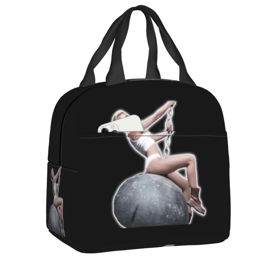 Custom Saint Nicolas Cage Insulated Lunch Bag for Camping Travel Funny Meme Waterproof Thermal Cooler Bento Box Women Children