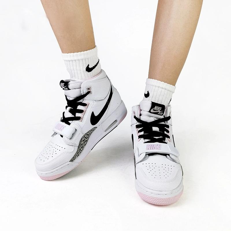 (GS) Air Jordan Legacy 312 'Белый Черный Розовый Пенопласт' Детские AT4040-106