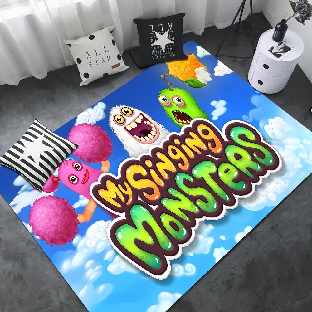 3D Коврик для кухни My Singing Monsters, моющийся, нескользящий, коврик для зоны дивана и кресел в гостиной, кухня, современный домашний декор