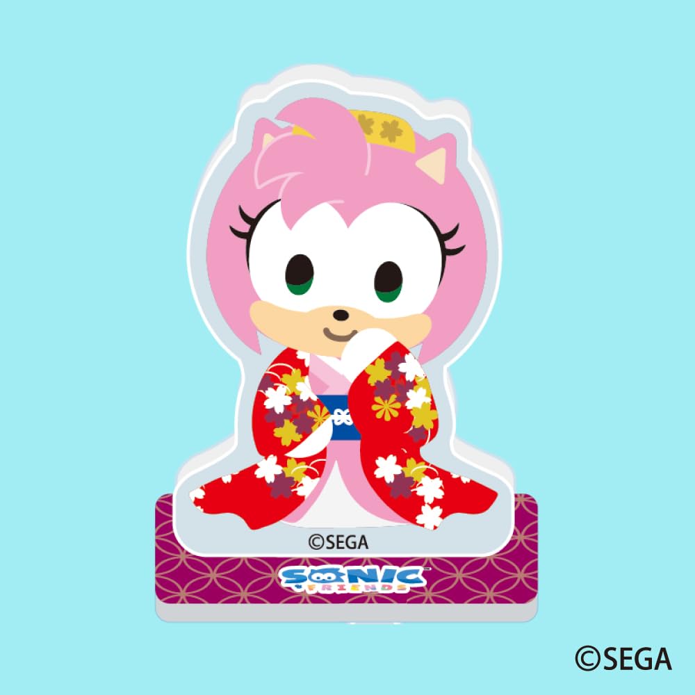 SEGA FAVE Акриловая подставка SONIC FRIENDS, ассорти, КОРОБКА 1КОРОБКА 15 Всего 15 видов & = штук,