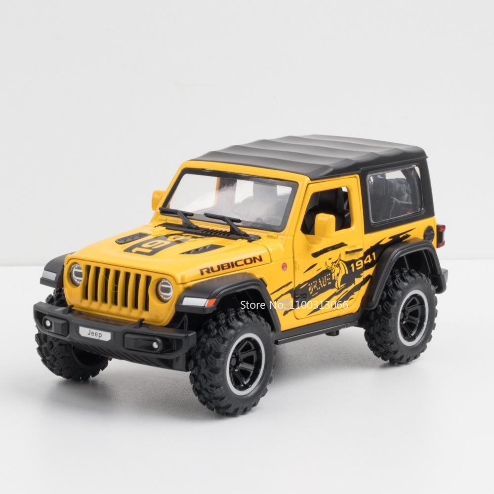 1/32 Wrangler литые модели автомобилей игрушка 1941 Rubicon металлические внедорожники со звуком световые игрушки для детей мальчиков
