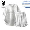 PLAYBOY Мужской летний повседневный комплект: футболка и шорты