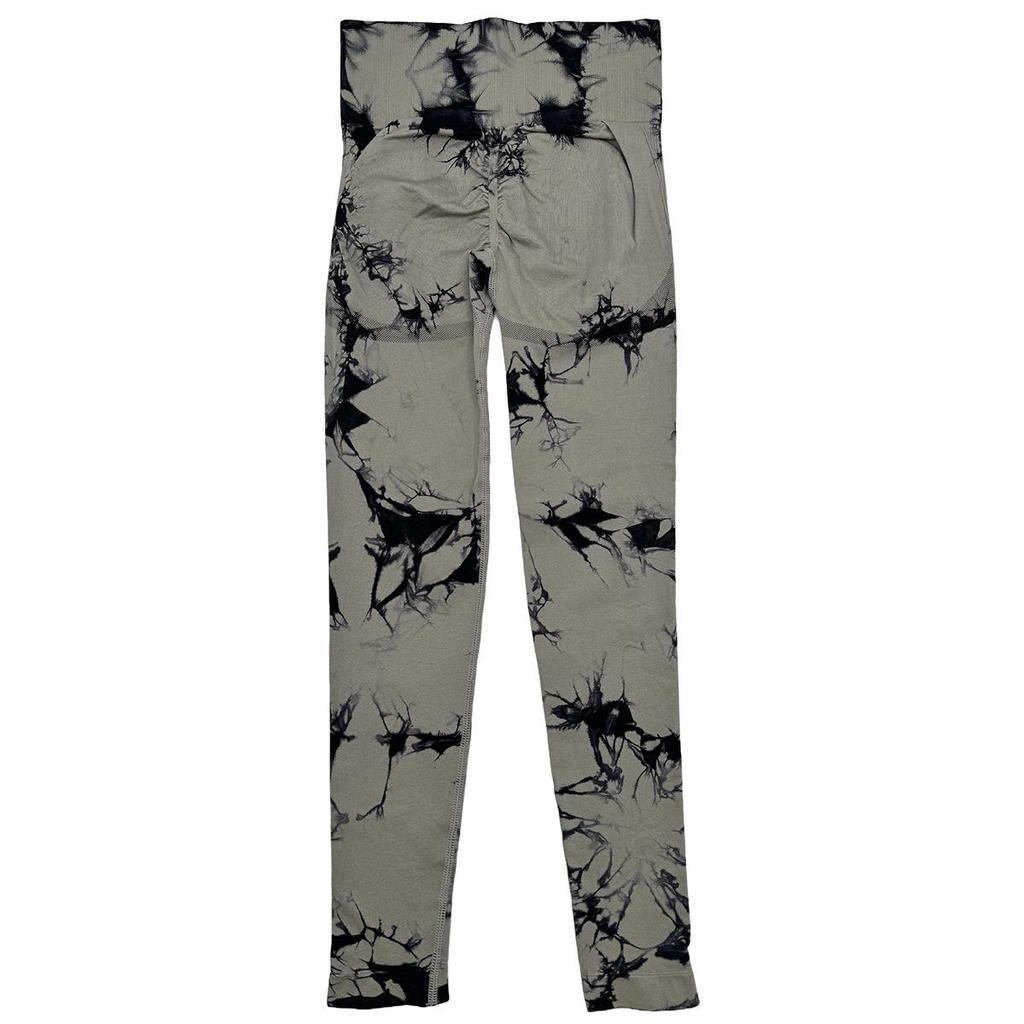 Quick-Drying Tie-Dyed Seamless Yoga Pants - Hip-Lifting & Elastic Fitness Trousers